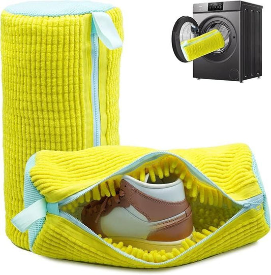 Invisible Zipper Side Opening Shoe Washing Bag| At Home Deep Cleaning | Work With Any Washing Machine